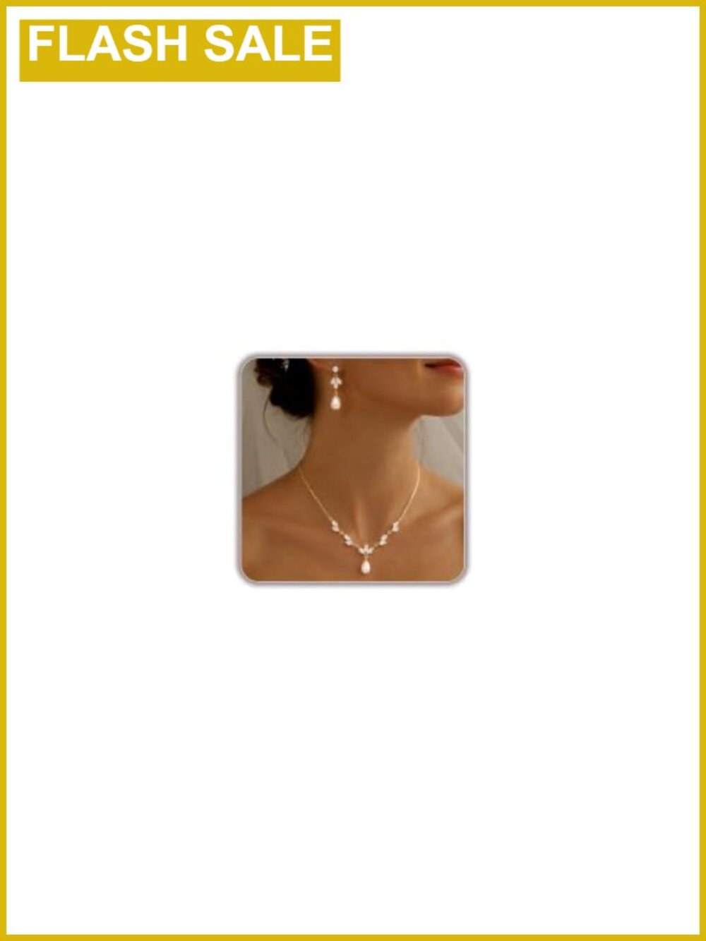 14K Gold Plated Pearl Pendant Necklace Dainty Wedding Bridal Jewelry